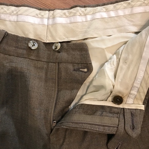 Pal Zileri Italian Made Brown Wool Tweed Suit Set - Picture 15 of 16